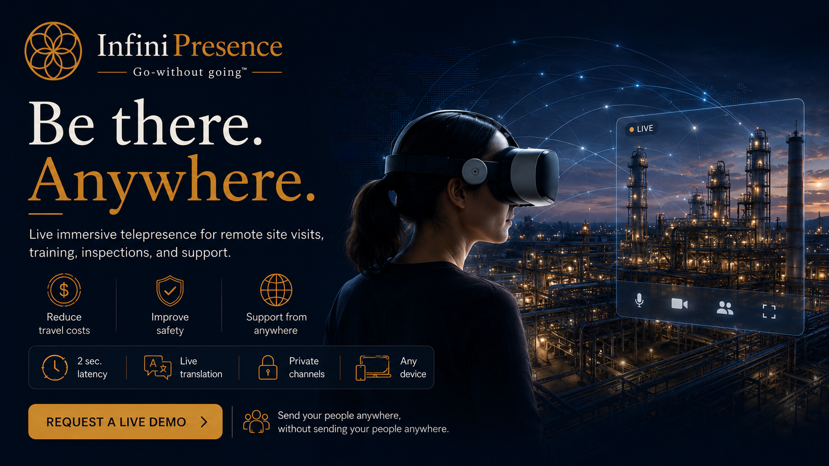 Be there anywhere InfiniPresence visual