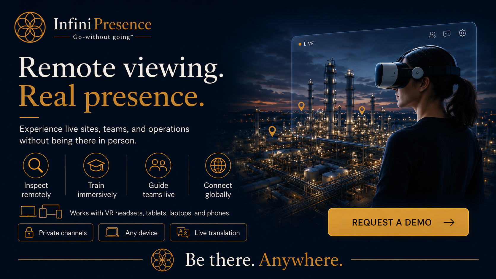 InfiniPresence remote viewing becomes real presence